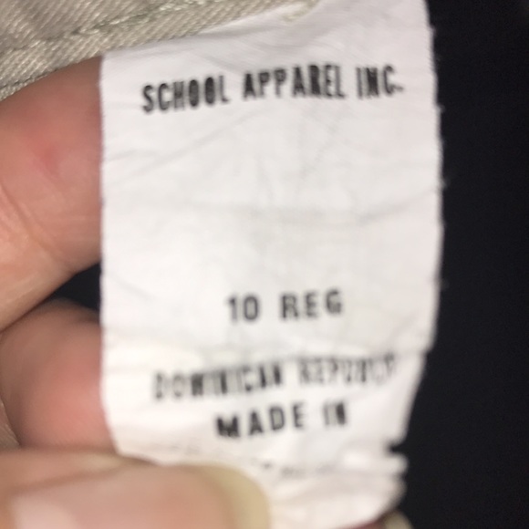 School Uniform Pleated Skirt Size 10 / Khaki - Picture 6 of 10